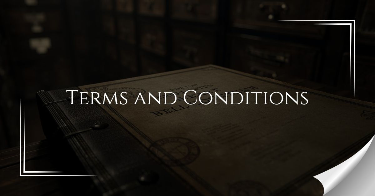 Terms and Conditions